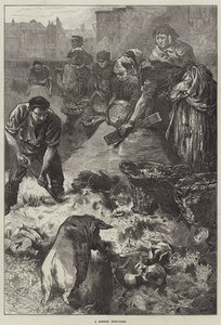 A London Dust-Yard by Edwin Buckman